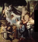 Solomon making a sacrifice to the idols Sebastien Bourdon